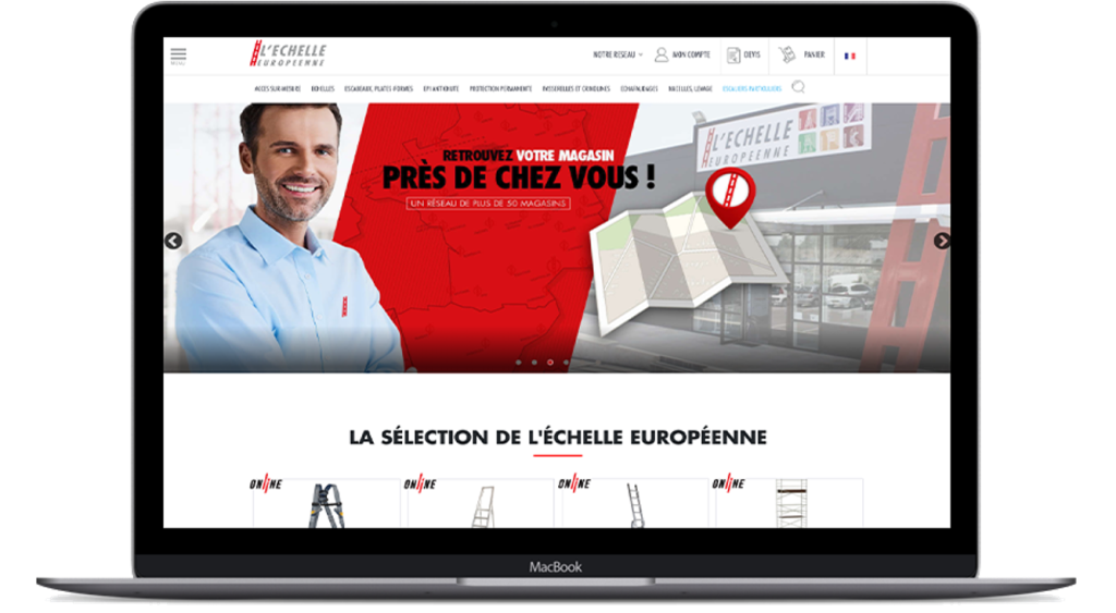 Découvrez notre projet de solution e-commerce BtoB et BtoC développée par Seenaps pour notre client, L'Echelle Européenne.