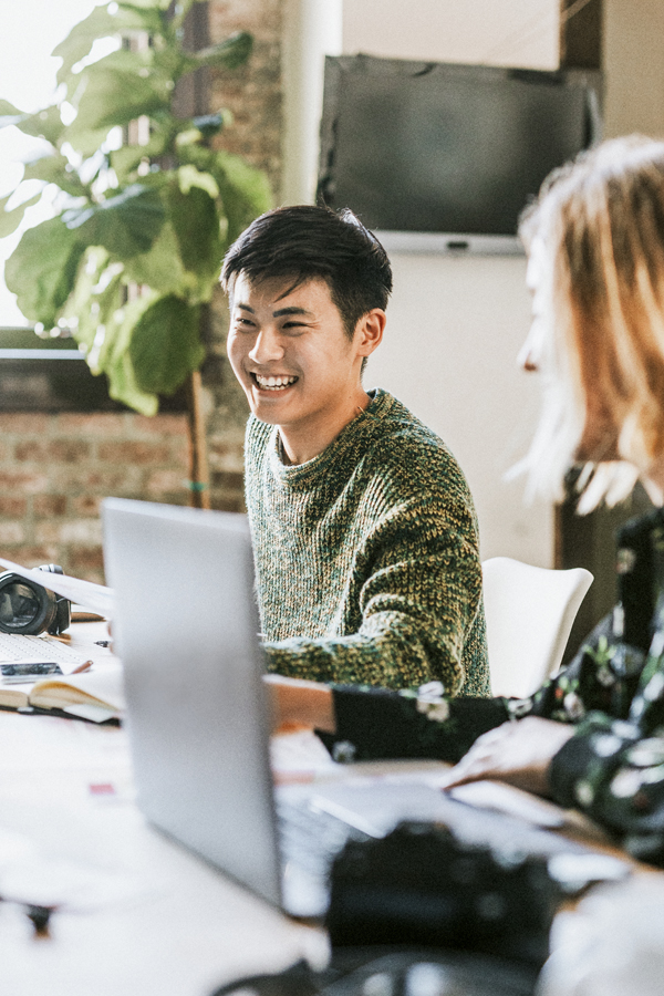 Startup Team Working In A Coworking Space