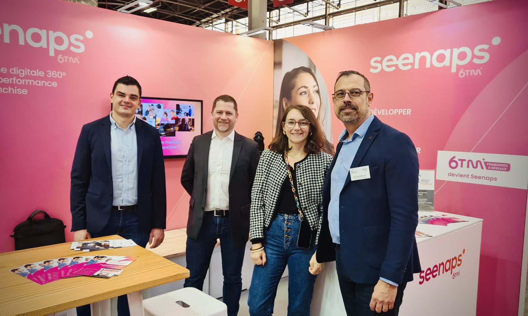 Equipe Seenaps Au Salon Franchise Expo Paris 2024